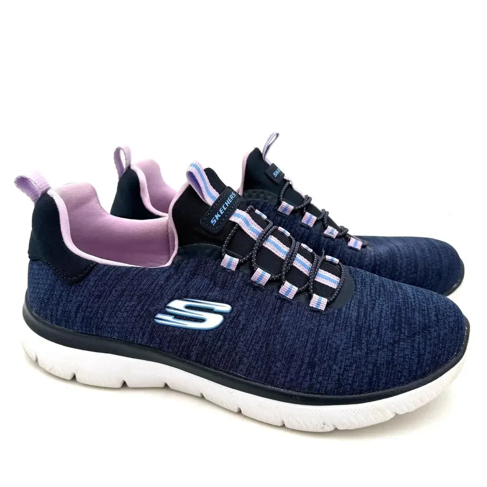 Skechers Women's Summits-Fresh Impression Slip On Memory Foam Sneakers Size 7.5